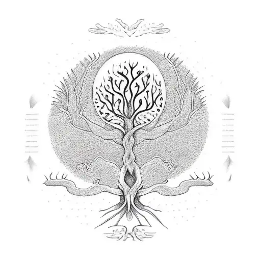 Death Hugging Tree Of Life