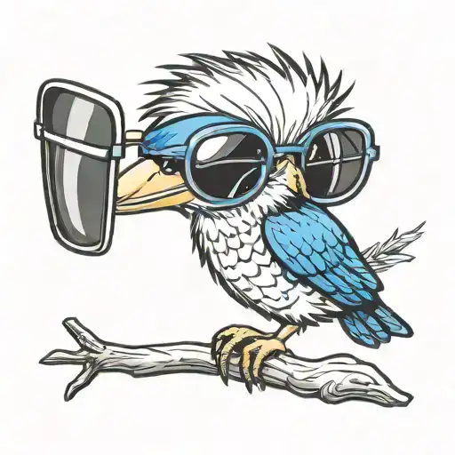 Kookaburra With Sunglasses