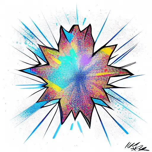 A Star Instead Of A Pupil In A Woman's Eye