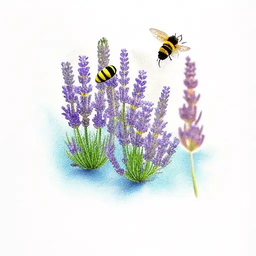 Lavander And Bee