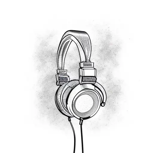 Headphones Music Pencil