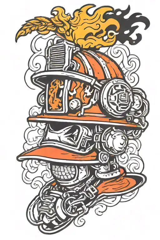 Fire Helmet Hanging