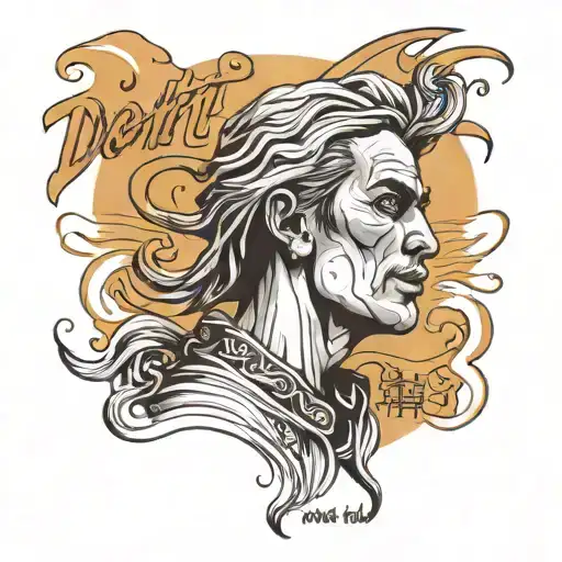 A Portrait Of A Favorite Inspirational Figure With The Quote 'Don't Let The Hard Days Win'