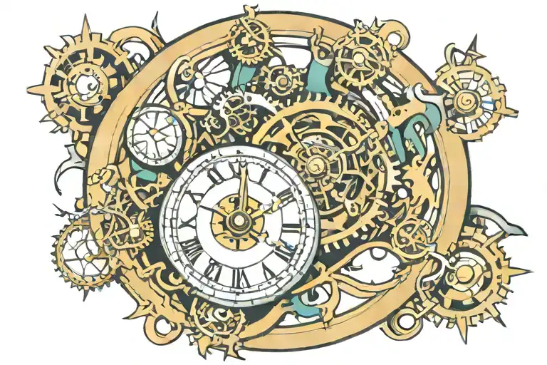 Bio Mechanical Clock Face