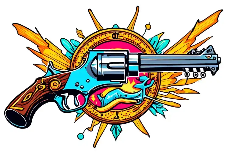 Music Theme Time Gun