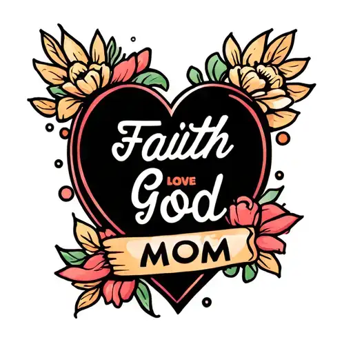 Faith Love God Mom