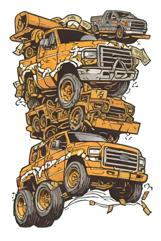 Ford Trucks And Money Falling