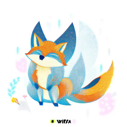 Kawaii Fox Wizard