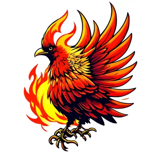 Fire Bird With Fallan