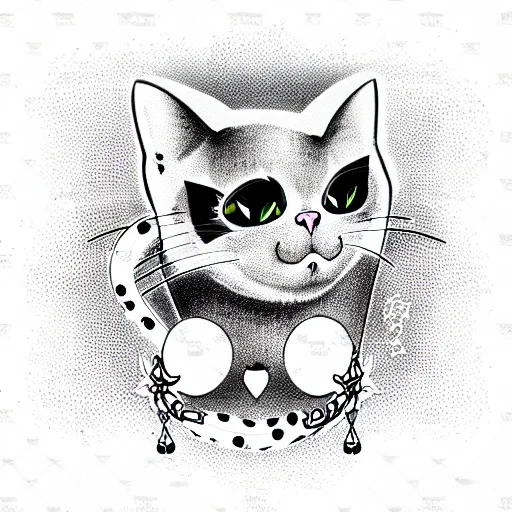 Kawaii Goth Cat