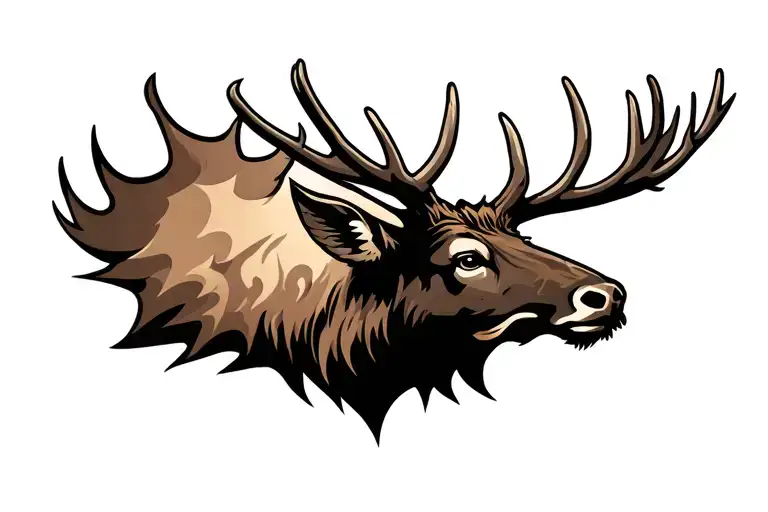 Elk Head Black