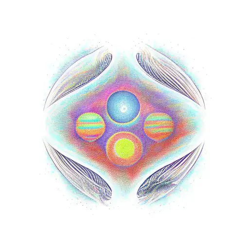 Morning Star Venus On Neck