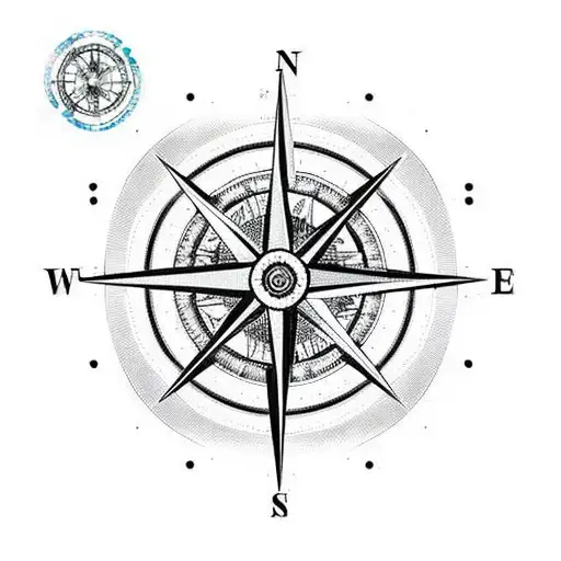 A Compass With Swimming Lanes