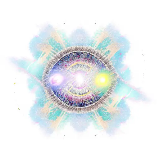 Binary Galaxy With 1 And 0