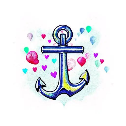 Anchor With A Heart At The Loop