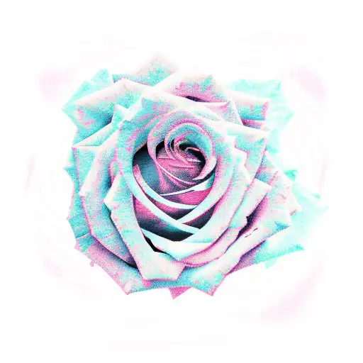 Rose With New York And Cross