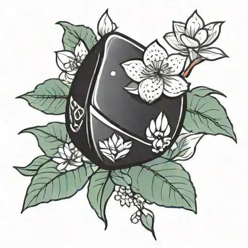 Smiling Onigiri On Lotus Flower