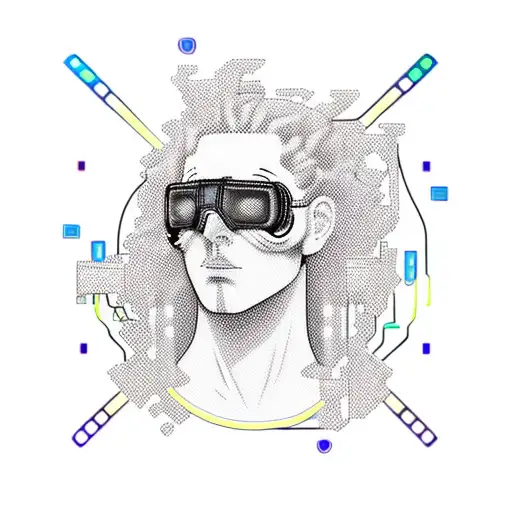 Dyonysus Cyberpunk Half Body With Wires