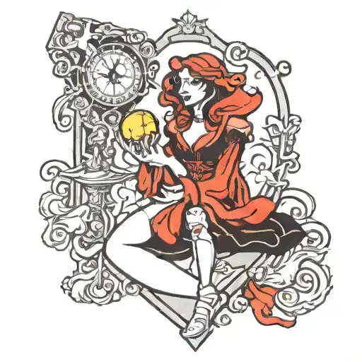 Lover's Tarot Card Design