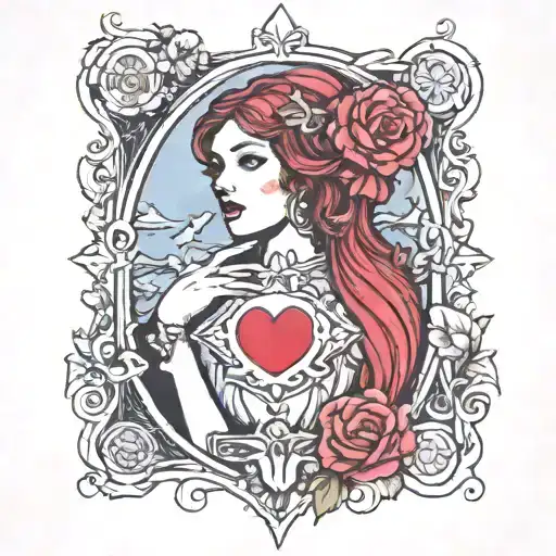 Lover's Tarot Card Design