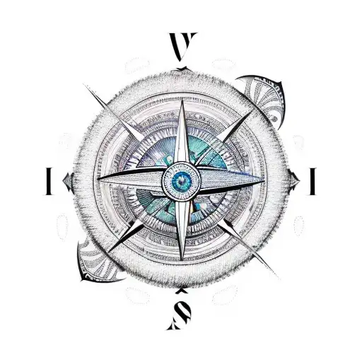 Polynesian-inspired Compass Design