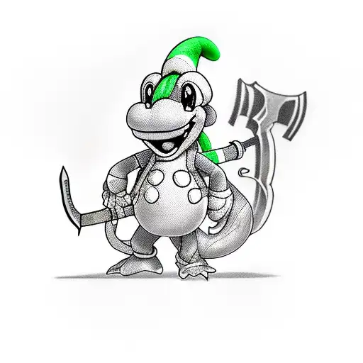 Yoshi With Sword