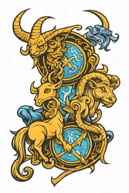 Zodiac Sign Capricorn And Gemini Sign