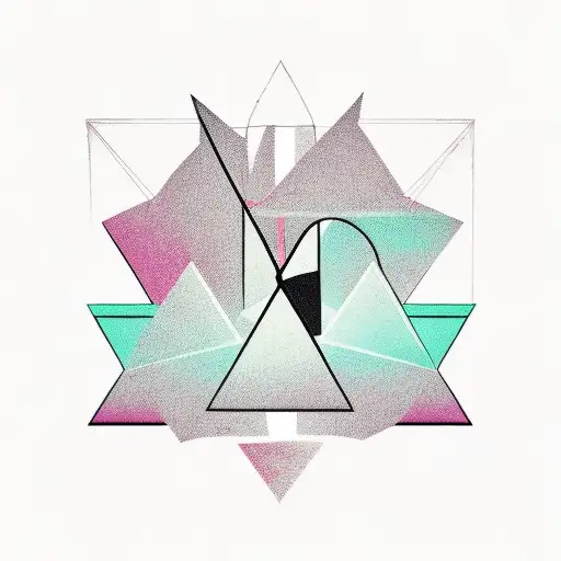 Black Minimal Triangle Represents Acceptance