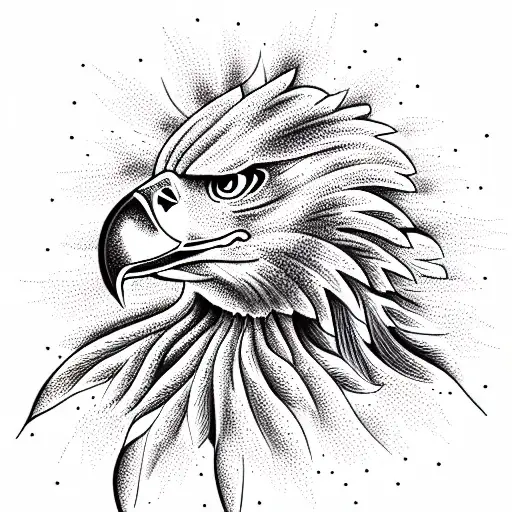 Eagle With Daisy