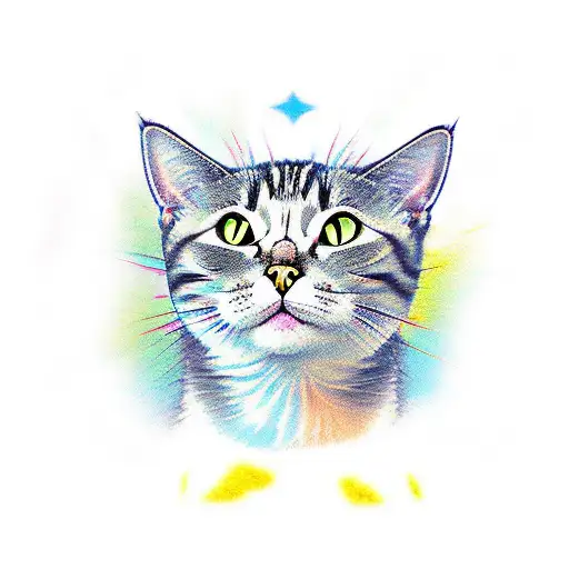 Cat Reaching Up To God