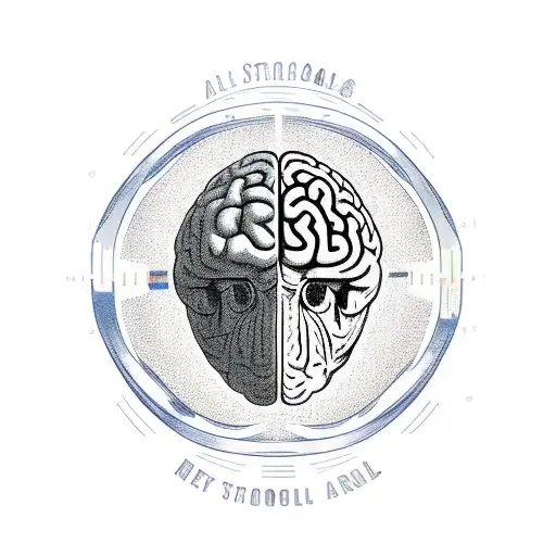 Atlas Holding A Brain Instead Of The World