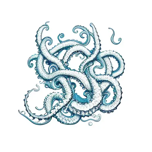 Kraken Emerging From Ocean