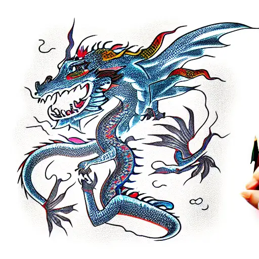 Dragon And Girl