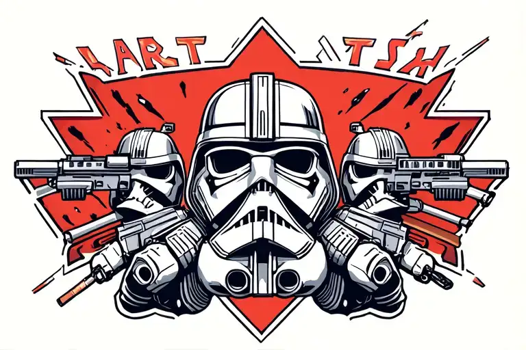 Star Wars Halstattoo Symmetrical