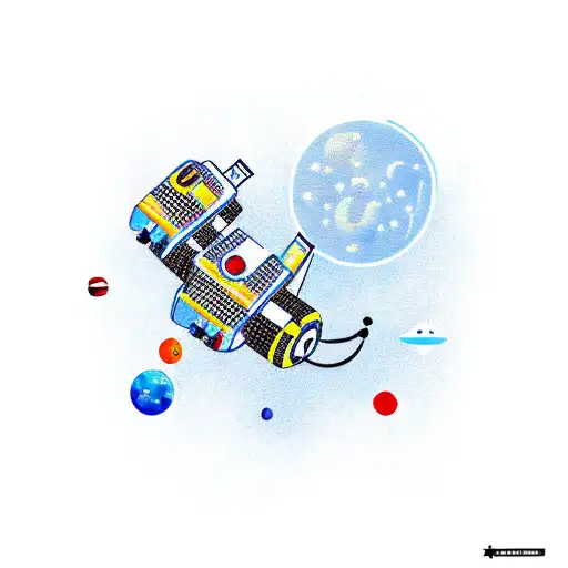 Space Ship And Robot Fighting