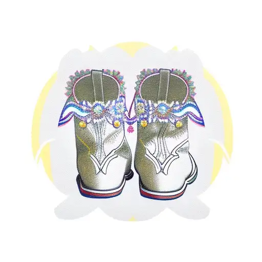 Cowgirl Boot With Daisy