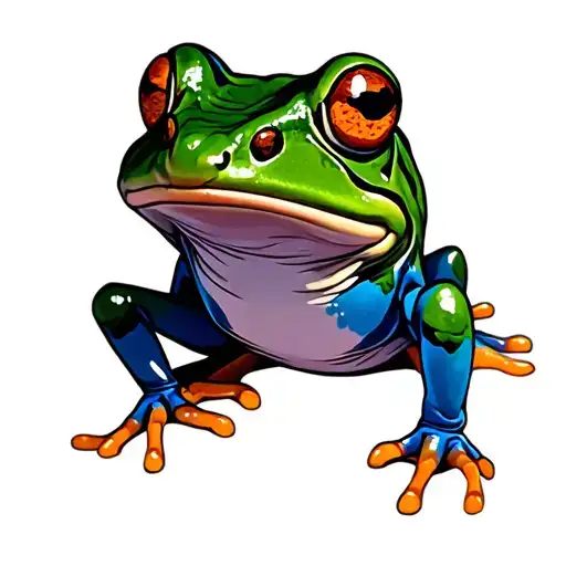 Simple Purple Frog
