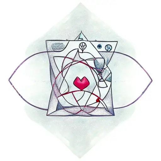 Friendship Infinite Sign Love Wine In A Triangle