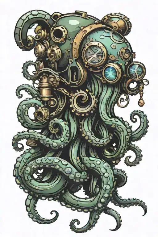 Steampunk Octopus Wrapped