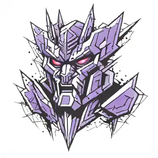 Purple Decepticon Symbol