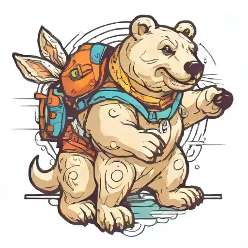 Bunny Rabbit And Polar Bear