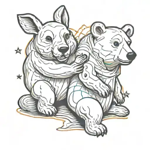 Rabbit And Polar Bear