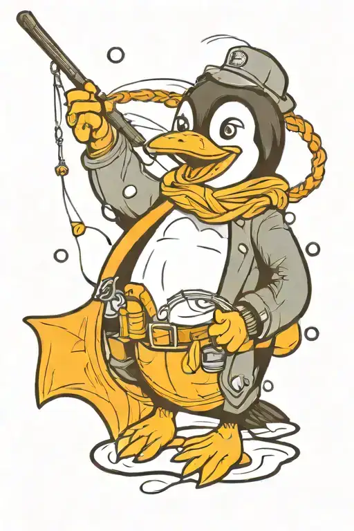 Fishing Penguin