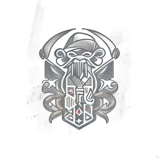 Cool Puerto Rican Taoo Symbolizing Strength