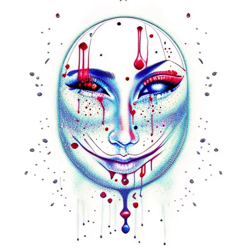 Moon Crying Blood Tears