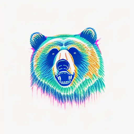 Grizzly Bear Flying An Airplane