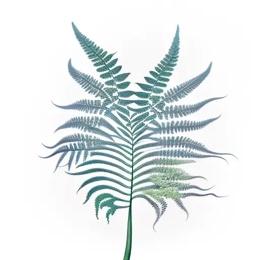 Fern Tree With Anthurium