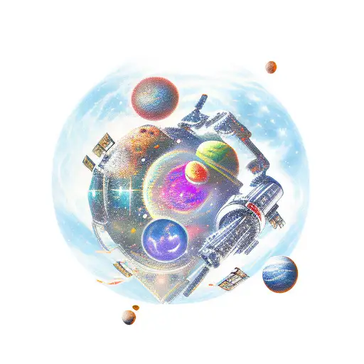 Space Tatto Interestellar Type