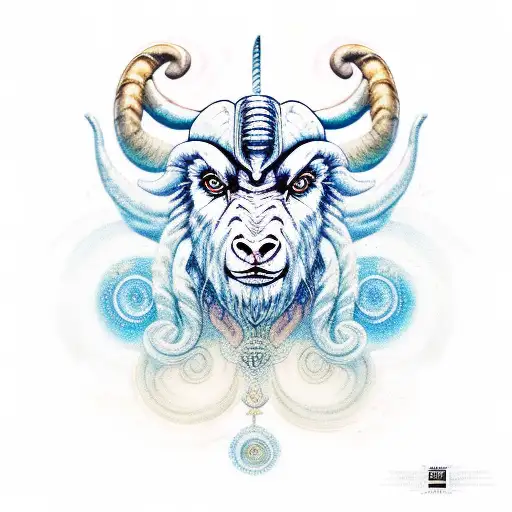 Aries In The Style Of Shamanizm