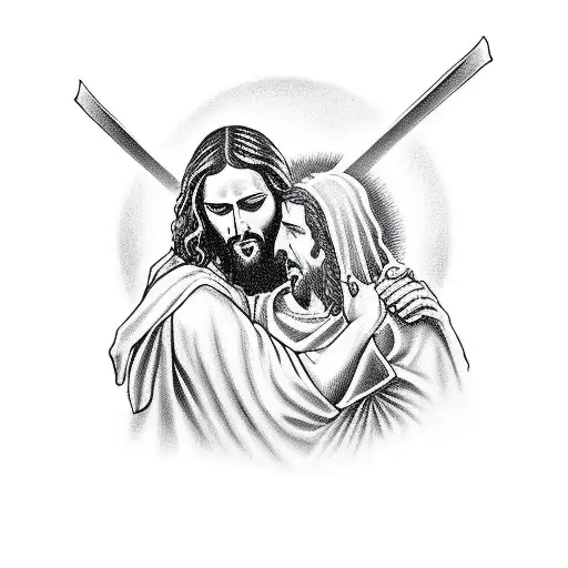 Jesus Killing Satana